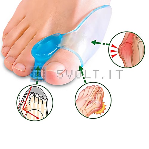 Separatore dita piede gel - in,