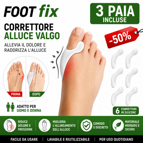 Paia correttore alluce valgo - correttore,
