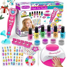 Set Nail Art Rosa per Bambine
